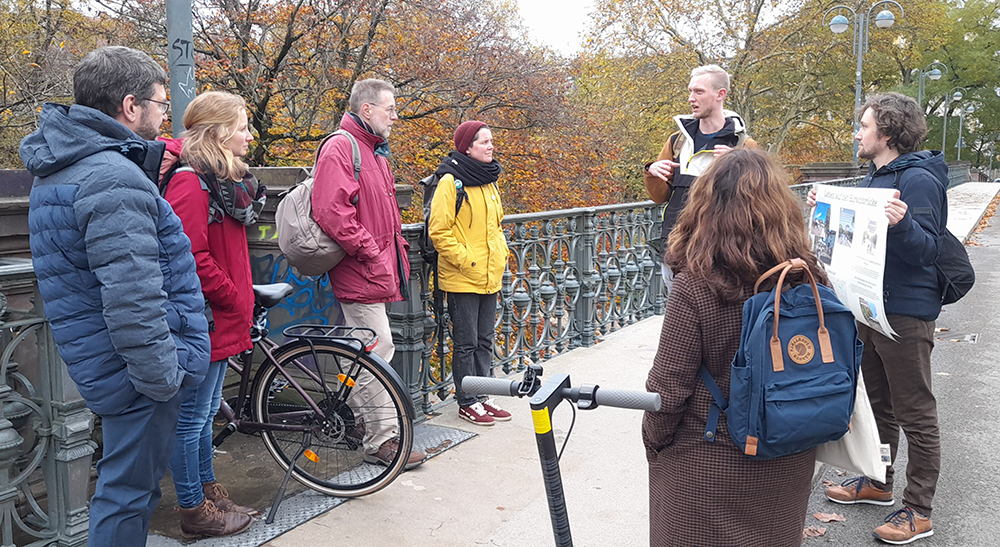 Vor-Ort-Besuch auf der Hirschbrücke