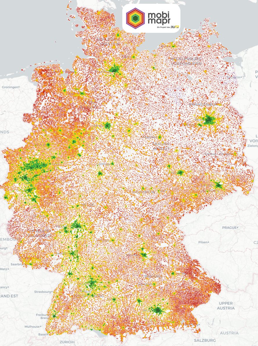 Wie ist die Mobilitätsqualität? mobi.mapr ist online!
